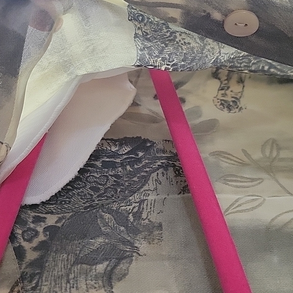 𝅺gerry WEBER Vintage Short Sleeve Button-down Shirt 44 - Picture 4 of 7